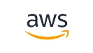 AWS logo representing cloud infrastructure for IoT, AI, and scalable device connectivity.