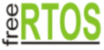 FreeRTOS logo representing real-time operating system used in embedded firmware development.